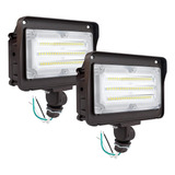 Cinoton Luces Led De Inundacin Para Exteriores De 50 W, 7000