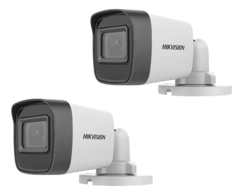 2 Cameras Bullet Hikvision Ds-2ce16d0t-itpf 1080p 2mp 2.8mm 