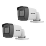 2 Cameras Bullet Hikvision Ds-2ce16d0t-itpf 1080p 2mp 2.8mm 