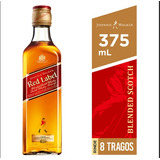 Whisky Johnnie Walker Red Label 375ml - - mL a $160