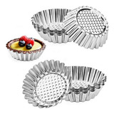 Moldes Hornear Cupcake Aluminio  X 4 Piezas