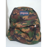 Mochila Jansport Camuflada , Muy Buen Estado