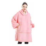 Bata Con Capucha Salida De Baño Para Mujer Y Hombre Poleron Con Bolsillos Sudadera De Polar Sherpa Calienta Rapido Forro Polar Maxi Polerones 