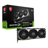 Tarjeta De Video Msi Rtx 4070 Ti Super Ventus 3x 16gb Gddr6x