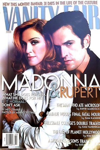 Madonna Revista Vanity Fair Con Rupert Leer Descripcion