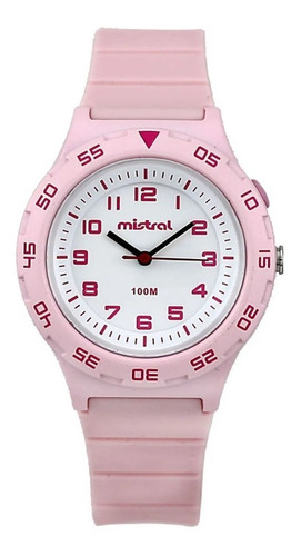 Reloj Mistral Silicona Dama/niño/niña Lax-aal-04 100m Luz