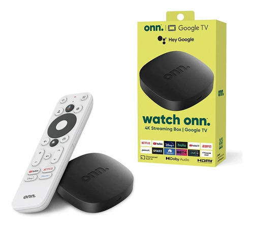 Onn 4k Uhd Streaming Box Walmart Wifi Google Tv Hdmi C/ Nf