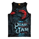 Regata Pearl Jam Rock Estilo Grunge Estampada