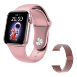 Reloj Smartwatch M9 Mini Rosa Mujer Niño Llamadas Regalo
