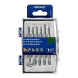 Kit Set Accesorios Minitorno Dremel 11p P/grabado 26150729ab