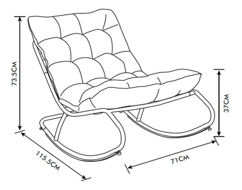  Silla Mecedora Top, Sofá Modular 