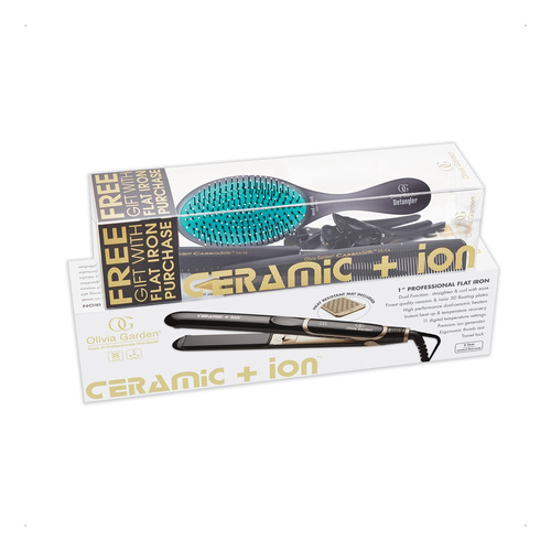 Olivia Garden Plancha Profesional Ceramic Ion + Kit Regalo