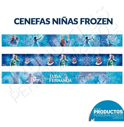 Vinilos Cenefas Infantiles Frozen Personalizado 9 Mts