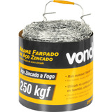 Arame Farpado 250 Kgf 250m Vonder - Bom Custo-benefício