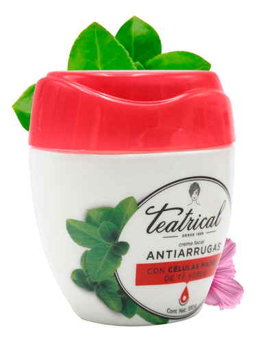 Crema Facial Teatrical Células Madre Antiarrugas 100gr Mixta