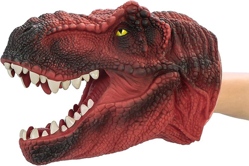 Marioneta De Mano De Dinosaurio Cogo Man Red T Rex Toys