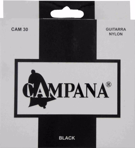 Encordado Guitarra Criolla Campana Negra Black