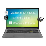 Laptop Asus Vivobook S15 15.6'' Intel Core I7 16gb 1tb -gris