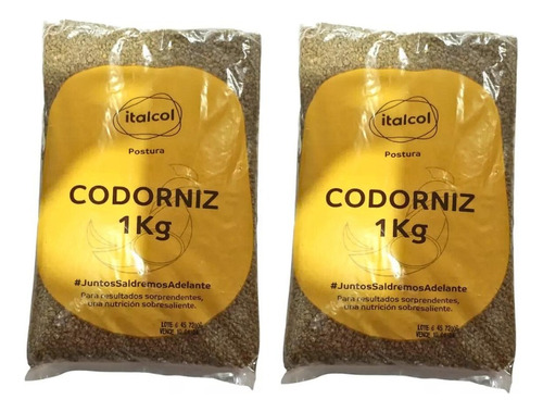 Alimento Codorniz Postura X 2kg