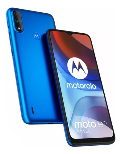 Celular Motorola E71 Power/azul Usado Pantalla 6.5 2gb/32 Gb