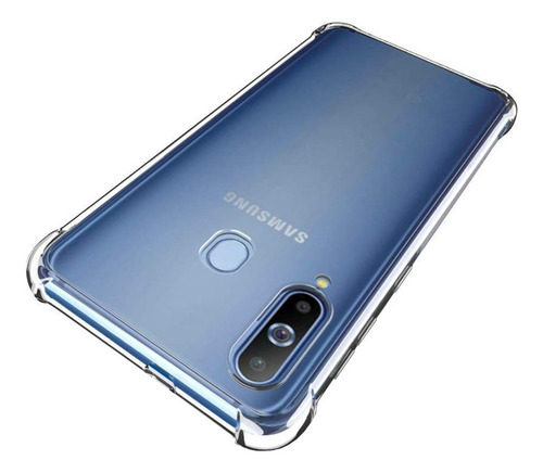 Carcasa Para Samsung A20s Antigolpes Transparente Slim