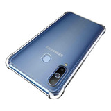 Carcasa Para Samsung A20s Antigolpes Transparente Slim