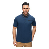 Polera Melange Azul Hombre Fashion's Park