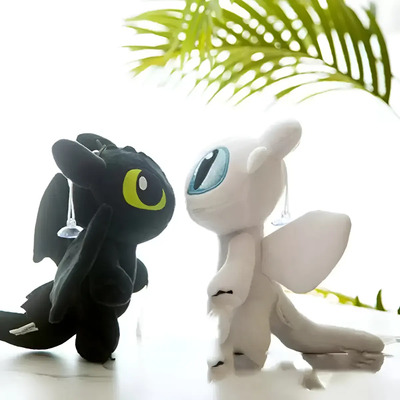 Peluche Pareja Pelicula Dragon Entrenar Luminosa Furia Felpa | Envío gratis