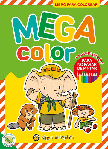 Mega Color 1 - Libro Para Colorear - El Gato De Hojalata