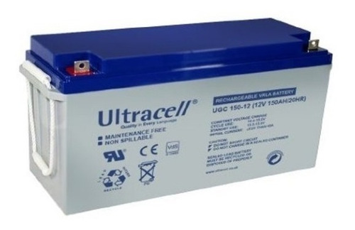 Batería Ciclo Profundo Agm Ultracell 12v 150ah Energía Solar