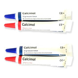 Kit De 2 Pastas Dentales Hidroxido De Calcio Calcimol Voco