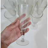 Copas Vidrio Pequeñas Vintage Licor Transparente Labrado X12