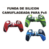 Funda Silicón Camuflageada Para Control Sony Ps5