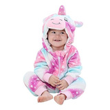 Pijama Y Disfraz Enterito Polar Niña Niño Bebés Unicornio