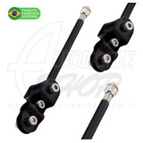 Antena Corta Pipa Moto Retrátil Retrovisor Inox 12 Pt Hrp5