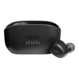 Fone De Ouvido Bluetooth Sem Fio Wave 100tws Preto Jbl Orig