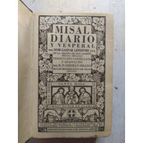 Misal Diario Y Vesperal Dom Gaspar Lefebvre