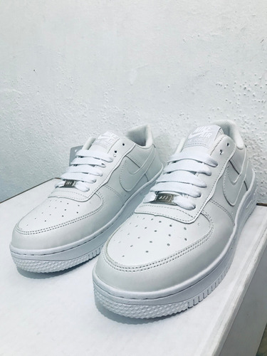 Tenis Nike Af1 Blanco Total #24 Mx