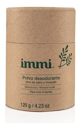 Immi Desodorante Natural Polvo Sustituto De Talco Pediátrico