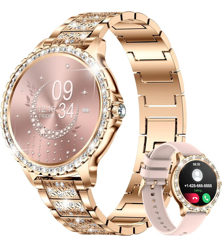 Reloj Inteligente Mujer Elegante Smartwatch Bluetooth Call