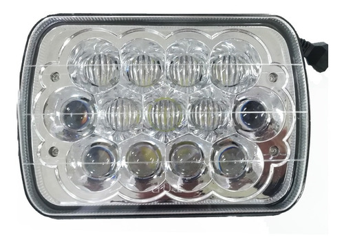 Faro Hiper Led 45w 7x5 Led Luz Alta Baja Lupa Jeep Pick Up