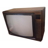 Televisor Grundig Antiguo Madera Vintage Años 80 Decoracion