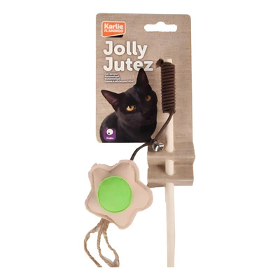 Caña Juguete Interactivo Para Gato Karlie Sisal 40cm Con Flor Y Cascabel | MercadoLibre