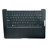 Teclado C/carcaza Plástico + Touchpad Notebook Noblex N14w21