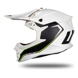 Casco Motocross Enduro Ufo Intrepid Color Blanco/negro