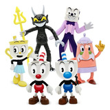 Cuphead Toys (paquete De 6) Nuevas Figuras De Acción De Cu