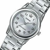 Reloj Casio Ltp-v001d Y Ltp-v001gl Dama Acero Y Cuero Gatia!