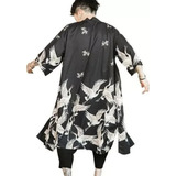 Kimono Japonés Para Hombres Yukata Outwear Albornoz Vi