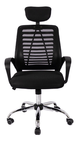 Silla Ergonomica Em001 Negro Giratoria Escritorio Oficina 