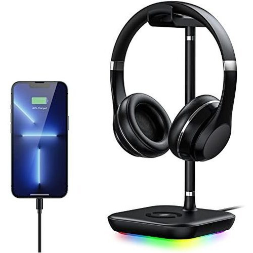 Almah Rgb Soporte Para Auriculares Para Juegos Para Escritor